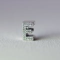 925 Sterling Silver 3D Initial Slide-On Pendant - Pendant