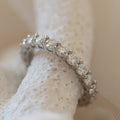 925 Sterling Silver Classic Round Cut Eternity Ring 2 Carat