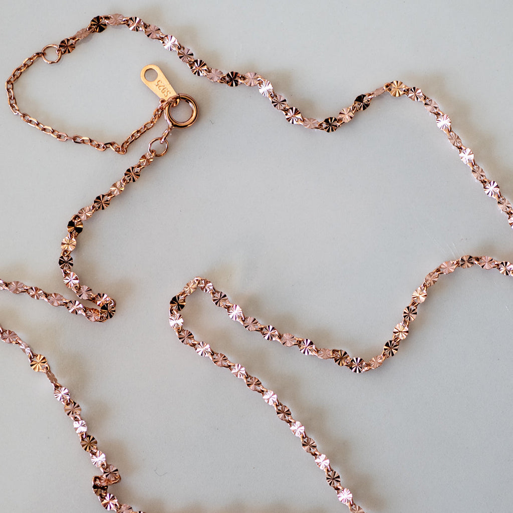 925 Sterling Silver Lip Chain - Necklace