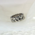Hollow Heart Antique Ring