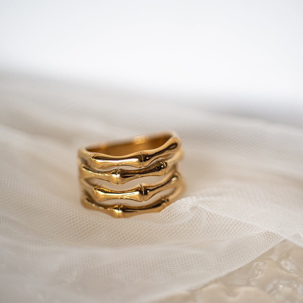 4 Layer Bamboo Joint Ring