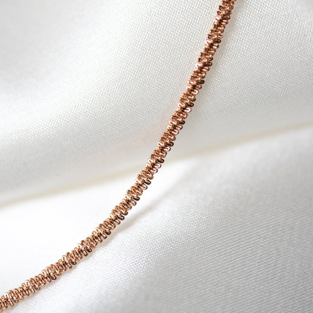 Rose Gold Sparkle Clavicle Necklace