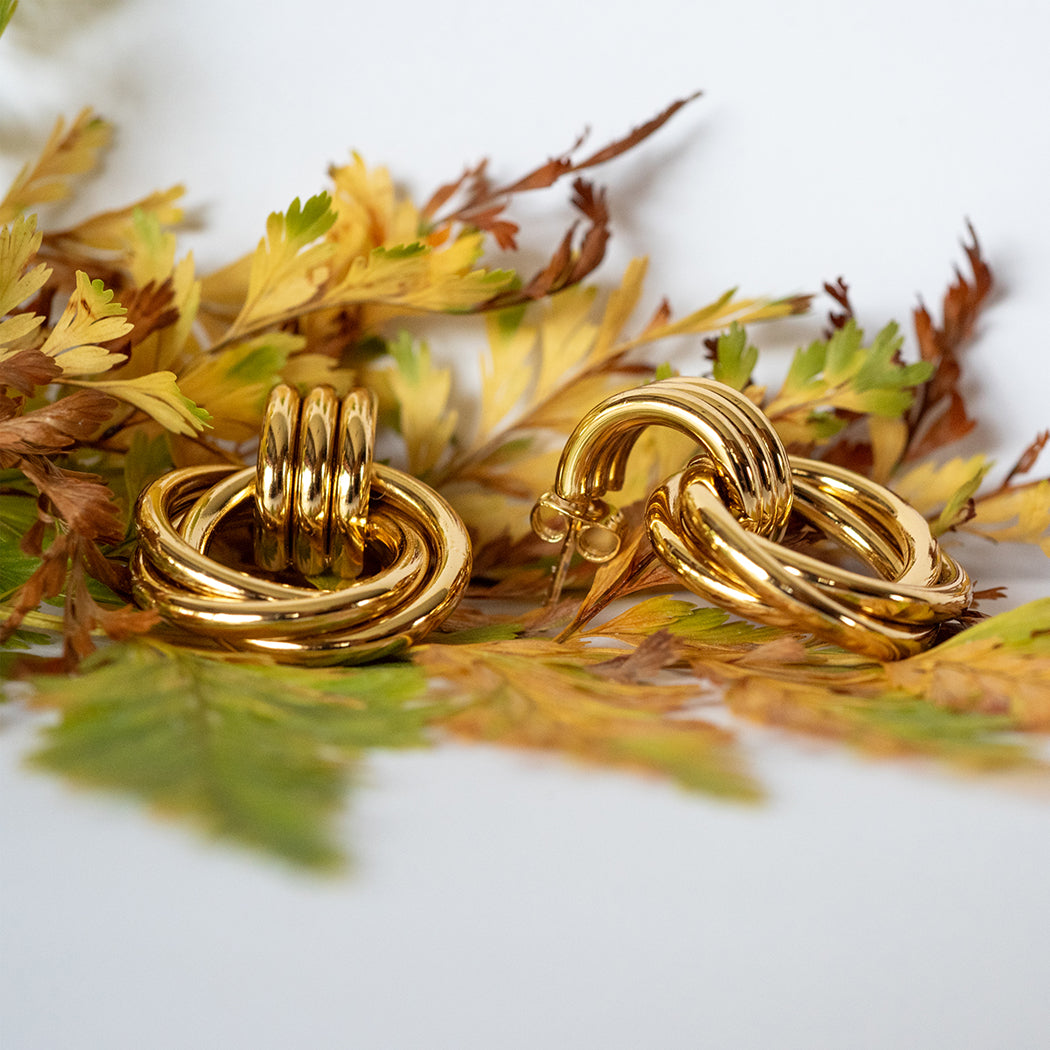 Woven Hoop Earrings