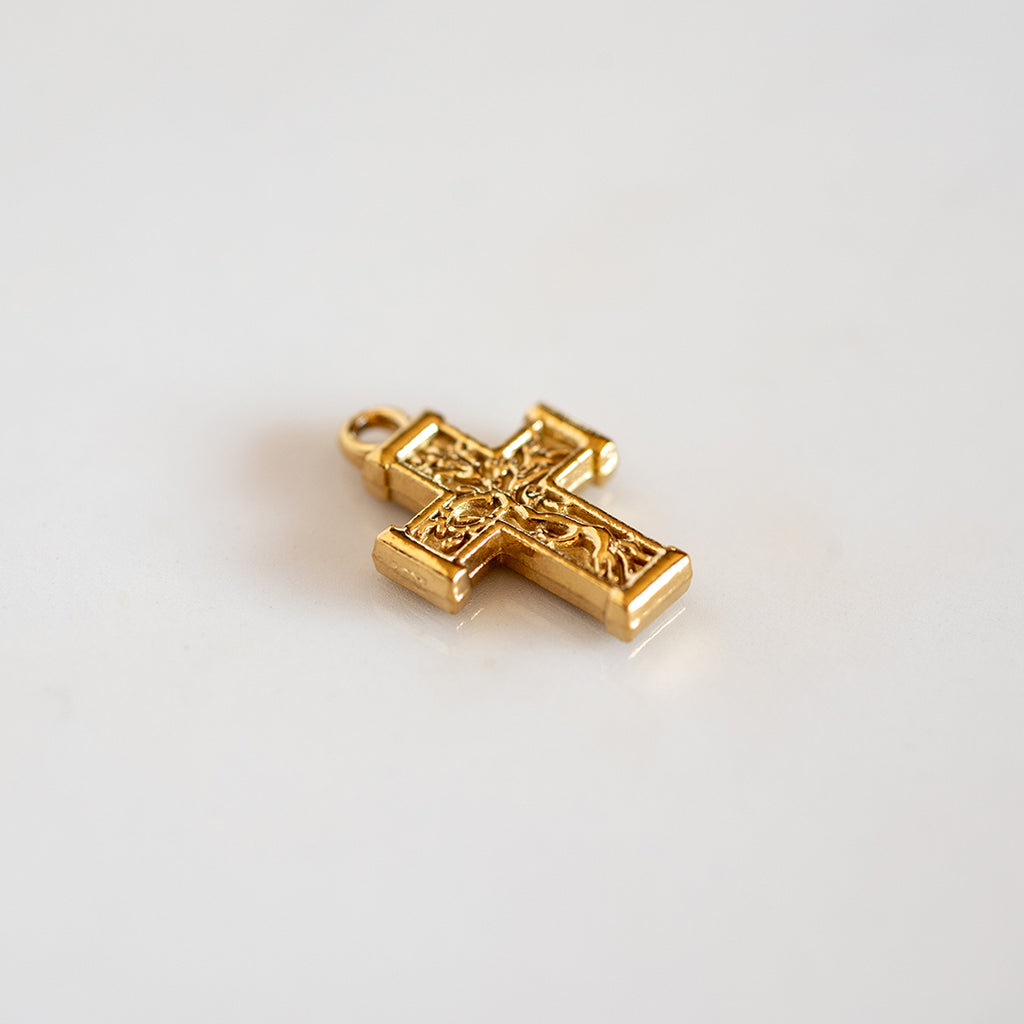 Antique Look Cross Charm