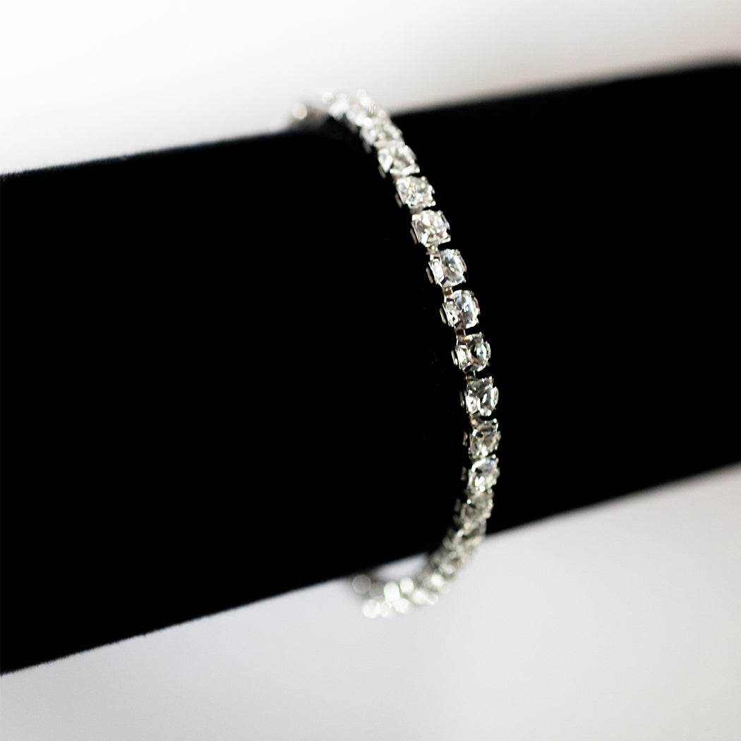 Round Zirconia Tennis Bracelet