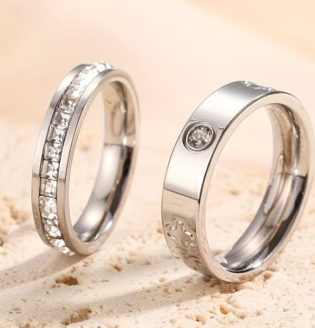 Classic Double Clover Ring Set