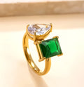 Toi Et Moi Emerald inspired Ring