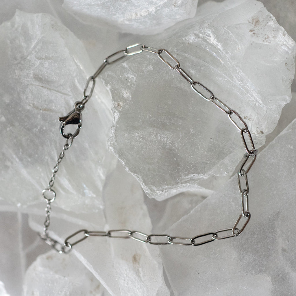 Classic Paperclip Charm Bracelet