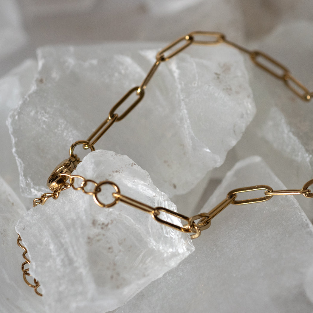 Classic Paperclip Charm Bracelet