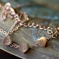 Custom Heart Initial Necklace — Stainless Steel - Necklace