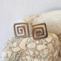 Elegant Twirl Stud Earrings — 316L Stainless Steel - Earrings