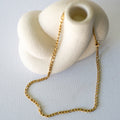 Figaro Vintage Design Necklace – 316L Stainless Steel Chain - 45 - Necklace
