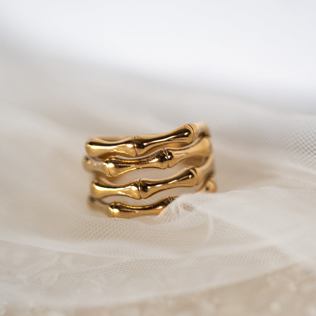 4 Layer Bamboo Joint Ring