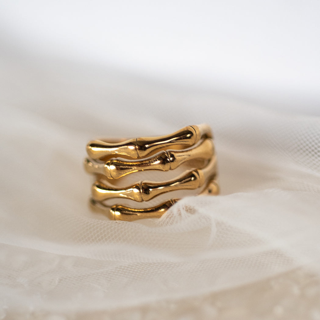 4 Layer Bamboo Joint Ring