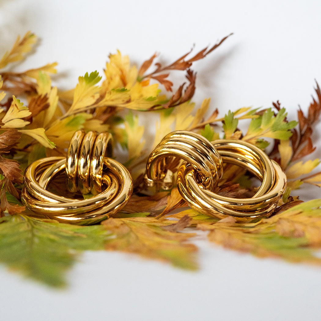 Woven Hoop Earrings