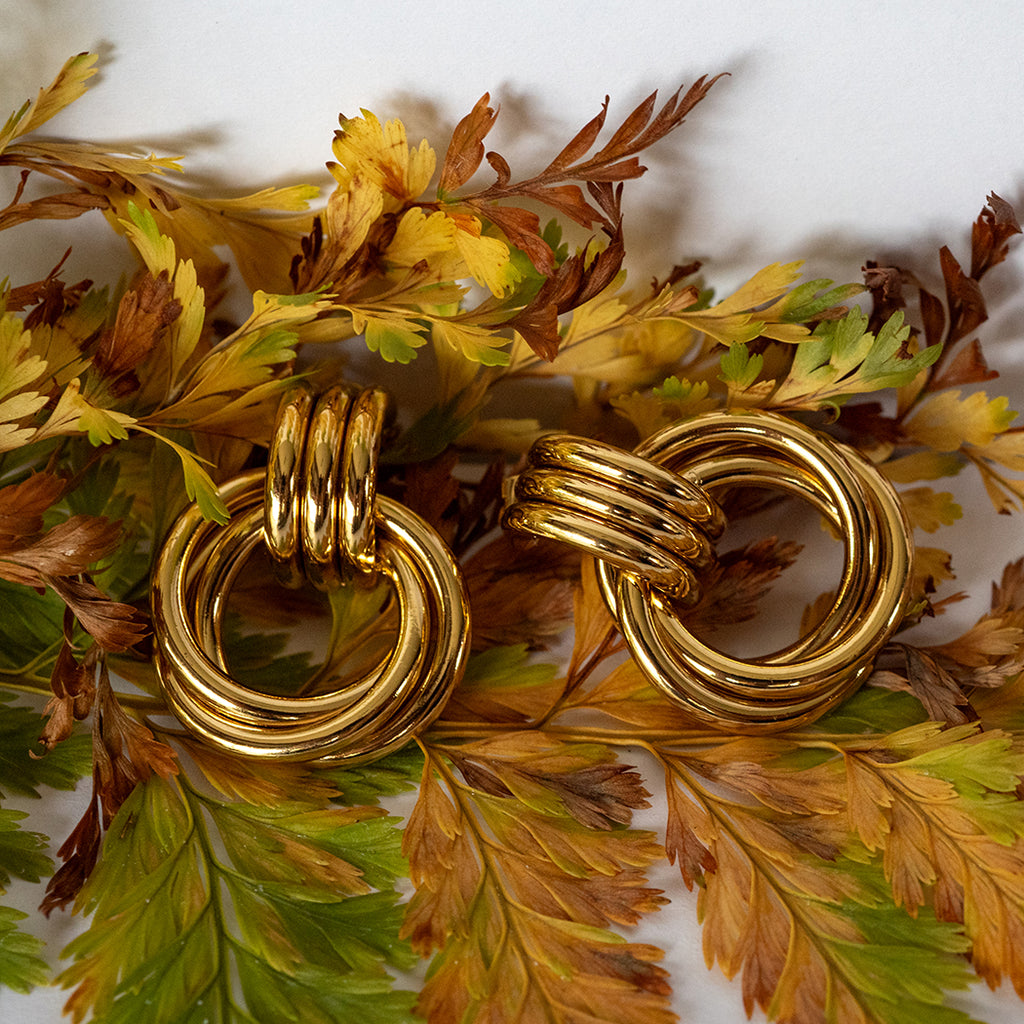 Woven Hoop Earrings