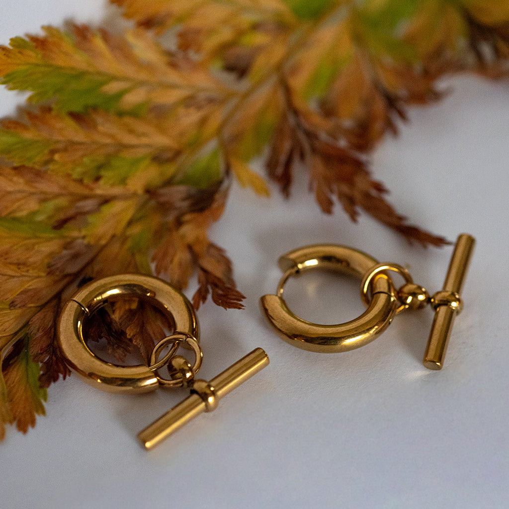T-Bar Pendant earrings