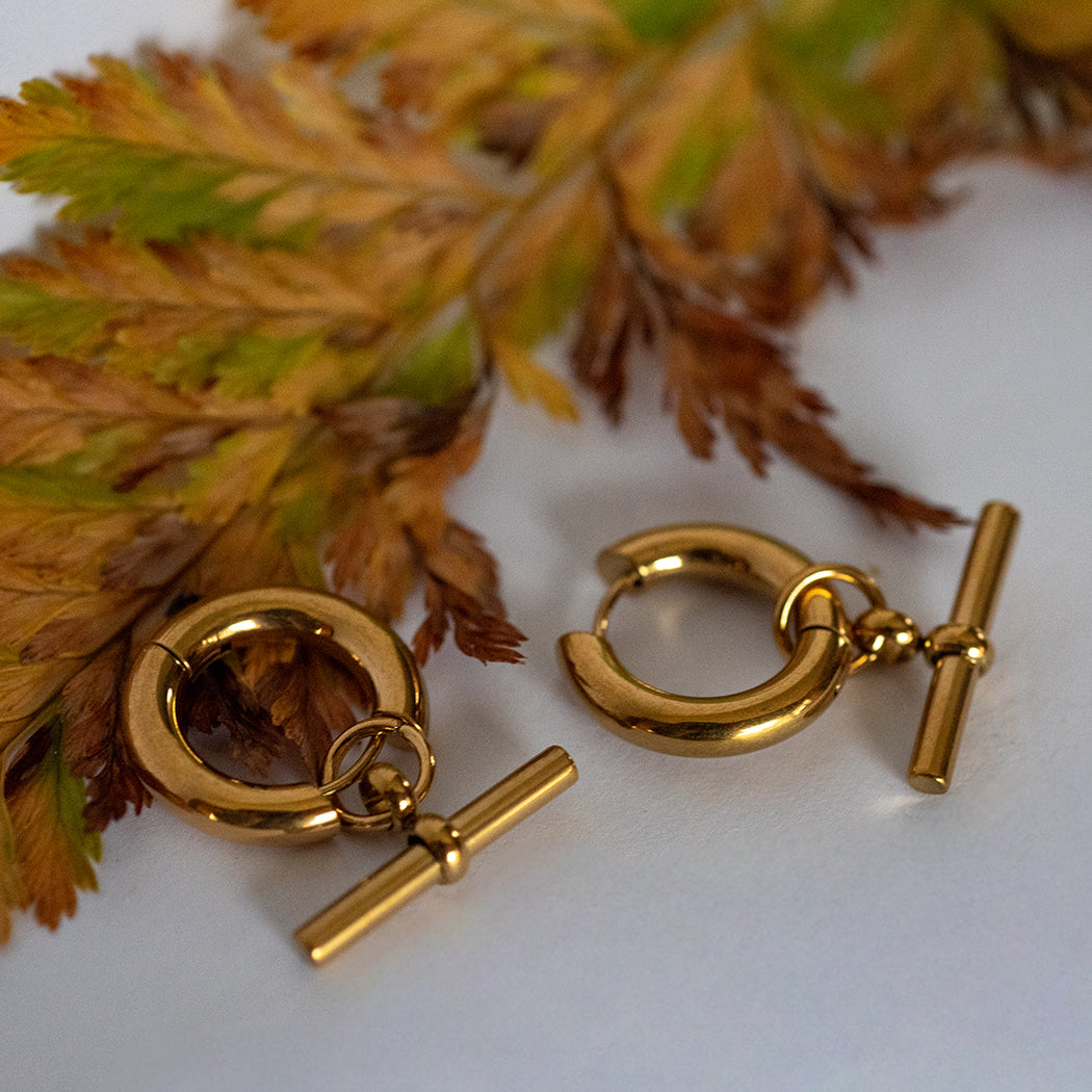 T-Bar Pendant earrings