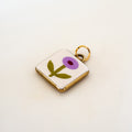 Boho Enamel Painted Flower Charm