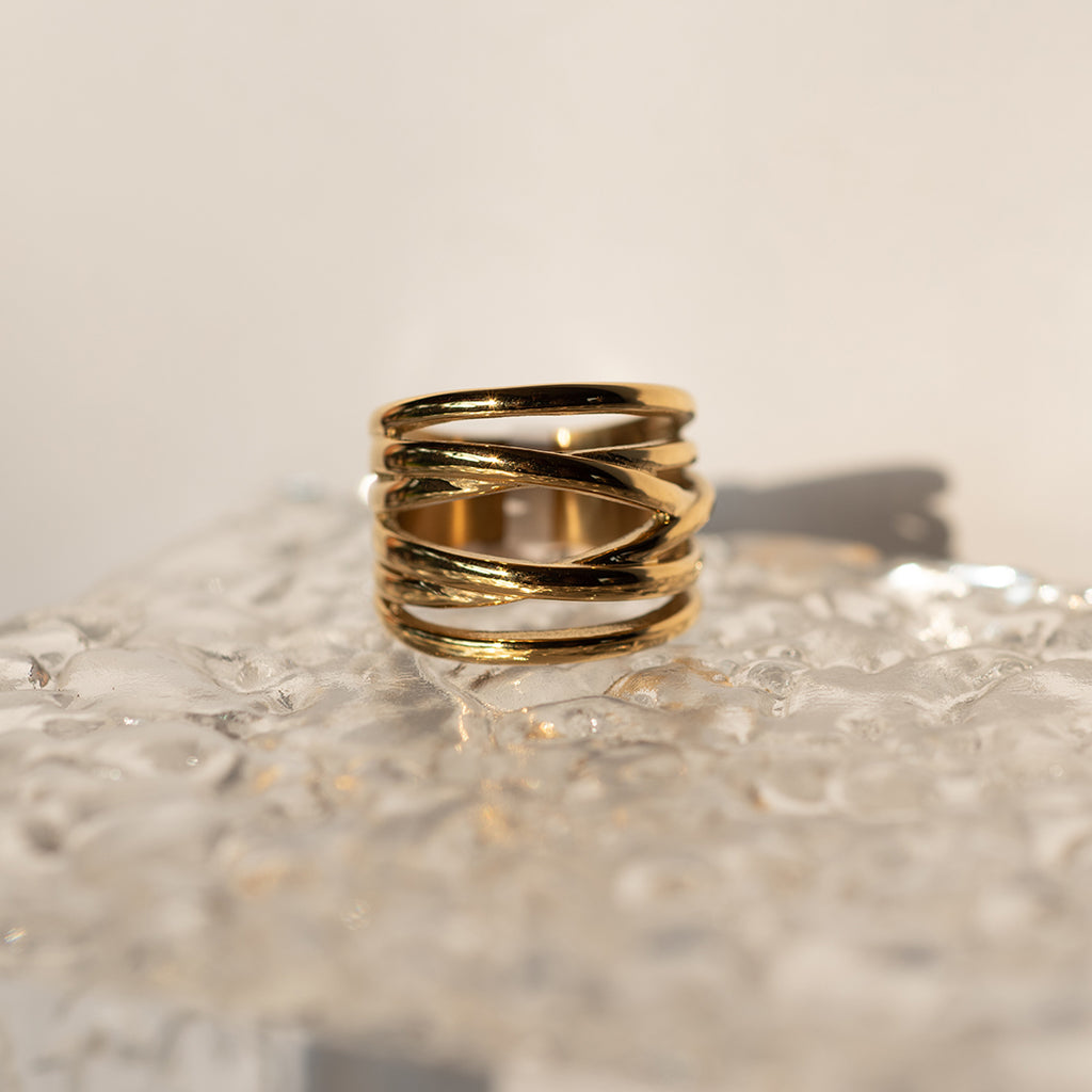 Wide multi layer Ring