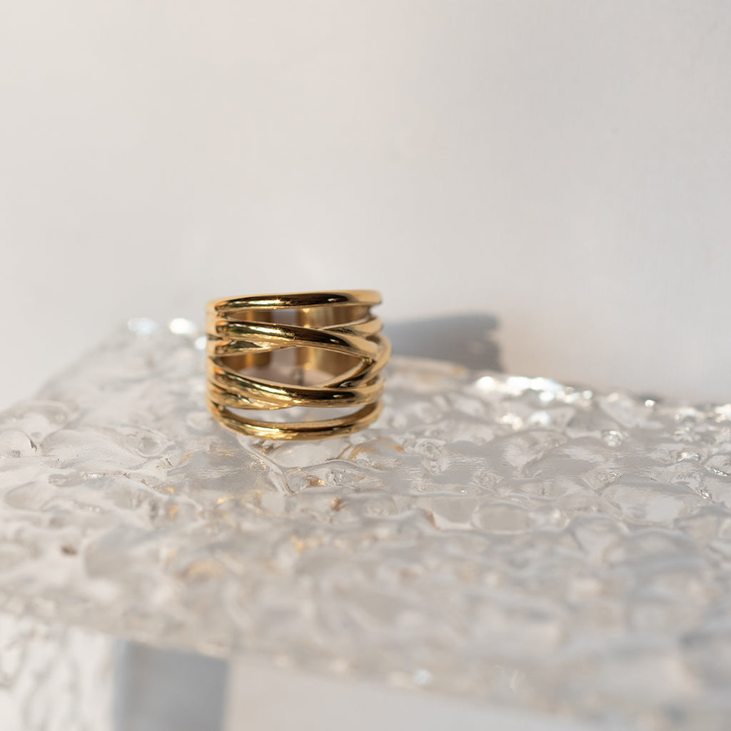 Wide multi layer Ring