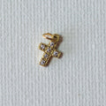 Golden Cross Charm — 316L Stainless Steel - Charm