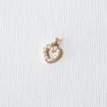 Golden Open Heart Charm — 316L Stainless Steel - Charm