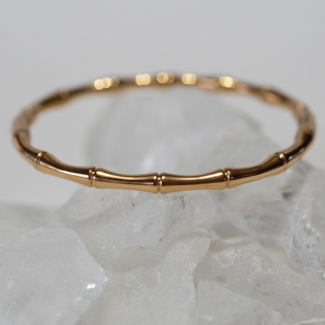Luxury Bamboo Joint Bracelet — 316L Stainless Steel - Bracelet