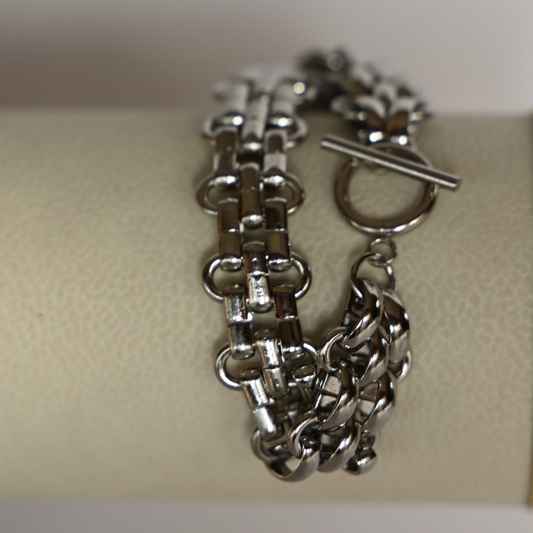 OT Buckle Cuban Chain Bracelet - Bracelet