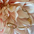 Paperclip Carabiner Charm bracelet