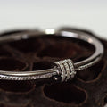 Pillar Shape Bracelet with Zirconia Clasp 316 Stainless Steel - Bracelet