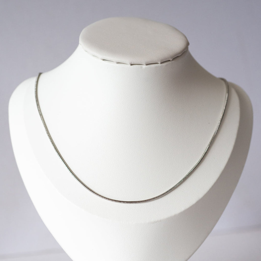 Ultra Thin 1mm Snake Chain Necklace – 316L Stainless Steel - Necklace