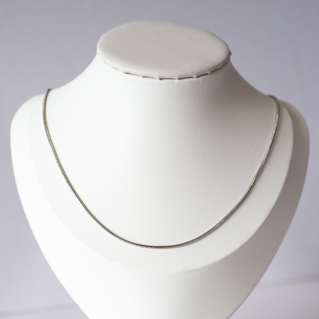 Ultra Thin 1mm Snake Chain Necklace – 316L Stainless Steel - Necklace