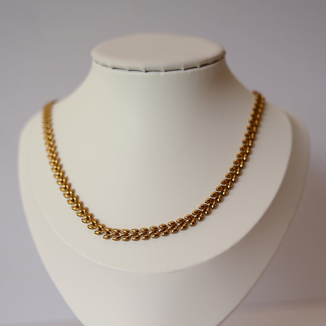 Wheat Design Necklace 316L Stainless Steel Chain - Necklace
